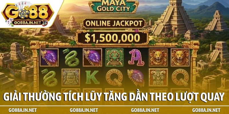 Giải thưởng tích lũy tăng dần theo lượt quay