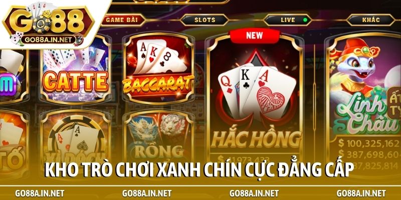 Kho trò chơi xanh chín cực đẳng cấp