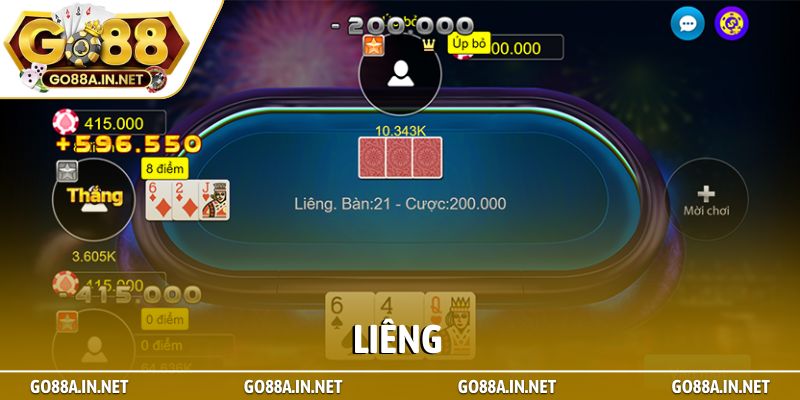 Liêng – Đấu trường trí tuệ và bản lĩnh tại Go88 1 Liêng
