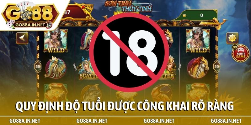 Quy định độ tuổi được công khai rõ ràng