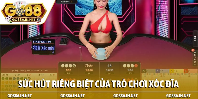 Sức hút riêng biệt của trò chơi xóc đĩa