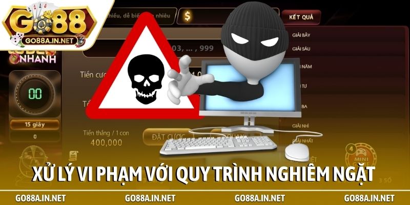 Xử lý vi phạm với quy trình nghiêm ngặt